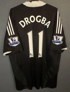 MATCH WORN DROGBA MENS FC CHELSEA 2008/2009 FOOTBALL SOCCER SHIRT JERSEY SIZE XL - Picture 1 of 12