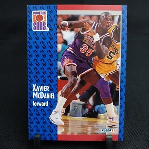 Carta da basket Fleer Xavier McDaniel #164 Phoenix Suns 1991 (1B67) - Foto 1 di 3