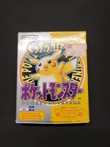 Boxed Japanese Pokemon Yellow Version Nintendo Game Boy Tested! Plays on US! 4 - Picture 1 of 21