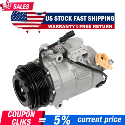 AC Compressor fit for 2013-2018 Ford Explorer Lincoln MKS MKT MKZ 3.5L / 3.7L - Image 1 of 4