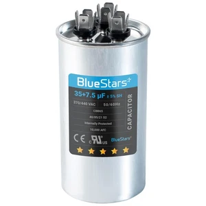Condensador de doble funcionamiento 35+7,5 uf/MFD 370-440V AC CBB65B - para motor de CA, arranque por ventilador... - Imagen 1 de 9