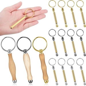 Kit de 12 Porte-Clés pour Tournage sur Bois, Accessoires de Tournage sur Bo7063 - Imagen 1 de 6