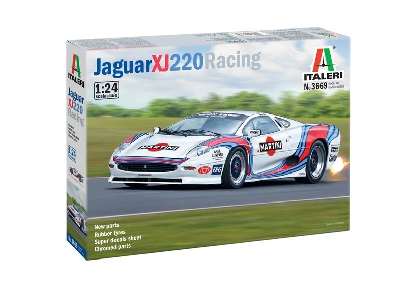 ITALERI IT3669 1/24 Jaguar XJ220 Racer Plastic Model (Automobiel)