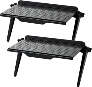 2 Pieces TV Screen Top Shelf Monitor for Cellphone/Computer black - Picture 1 of 6