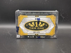 Factory Sealed 2025 Topps Tier One Baseball Hobby Box IN HAND - Bild 1 von 3
