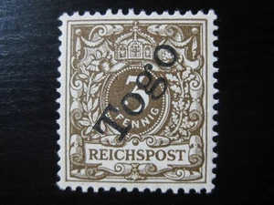 TOGO DEUTSCHE KOLONIE Mi. #1 seltene postfrische Briefmarke! CV 7,80 $ - Bild 1 von 1