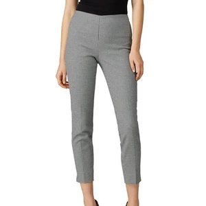 Pantaloni skinny Ralph Lauren neri bianchi con pied de poule taglia 8 Preppy Designer $228 - Foto 1 di 9