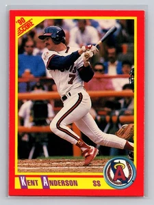 1990 Score #412 Kent Anderson California Angels Baseball Card - Picture 1 of 2