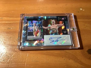 2024 Panini Select WWE Cody Rhodes Autograph Card Cracked Ice Ringside Action - Picture 1 of 2