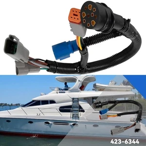 Replacement 423-6344 176344 Harness Compatible w/ 76-95 Johnson Evinrude Motor - Picture 1 of 18