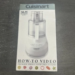 Cuisinart Prep 11 Food Processor DLC-2011 DLC-2014 How to Video VHS Tape Sealed - Bild 1 von 4