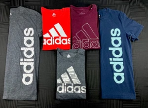 Adidas Jungen Größe 14/16 Kurzarm Baumwolle T-Shirts Konvolut Set - Bild 1 von 7