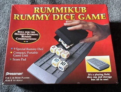 Vintage 1995 Rummikub Rummy Dice Game by Pressman Complete Great Condition - Image 1 of 4