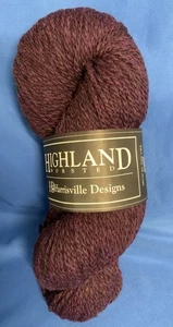 Harrisville Designs HIGHLAND 100% Virgin Wool Yarn #19 BLACKBERRY 200 Yds - 2401 - Picture 1 of 4