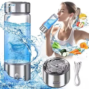 Hydrogen Rich Water Ionizer Generator Bottle Cup Portable Mug 420ml Gift Box - Picture 1 of 6