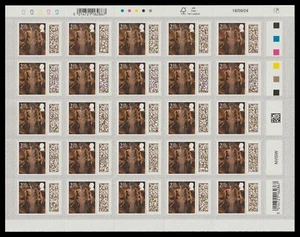 GB Country Definitive Wales Leek 2nd sheet 25 MNH 2024 - Picture 1 of 1