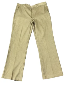 John Blair Corduroy PantsMen's 40 (38) Tan Flat Front New Old Stock Tags VTG - Picture 1 of 10