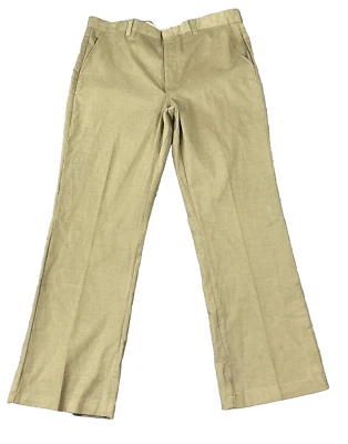 John Blair Corduroy PantsMen's 40 (38) Tan Flat Front New Old Stock Tags VTG - Image 1 of 4