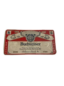 Placa de etiqueta de coche Budweiser vintage - Imagen 1 de 2