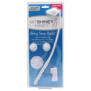 My Shiney Hiney Kit di Pulizia Personale Setole Morbide Setose, Bianco - Foto 1 di 2