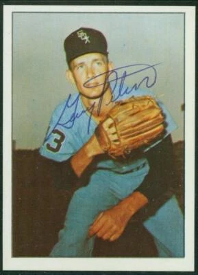 Autógrafo original de Gary Peters de los Medias Blancas de Chicago en una tarjeta TCMA de 1978 Foto 1 de 3