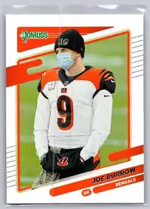 Máscara Donruss #211b Joe Burrow 2021 - Imagen 1 de 2