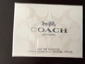 COACH New York Eau De Parfum 1 Fl Oz  30 ML FRANCE *NEW IN BOX SEALED* - Picture 1 of 4