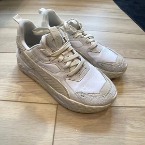 Puma RsTrck Trifted Lace Up Womens Size US 10 White Sneakers Casual Shoes - Picture 1 of 9