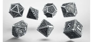 QWSSMSV35 - Metal Svetovid Dice Set (7) (Q Workshop Würfel) - Picture 1 of 3