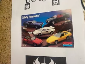 MONOGRAMMA MODELLINI AUTO INSERTO CARTOLINA - Foto 1 di 2