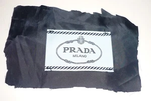 PRADA Logo LABEL Replacement patch, 3" x 2" - Picture 1 of 2