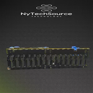 Dell PowerEdge R750 R7525 16x2.5" SAS/SATA BACKPLANE 5T0M7 w/ XK0RV & 4HYC0 wire - Picture 1 of 3
