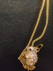 cute hedgehog pendant and chain necklace