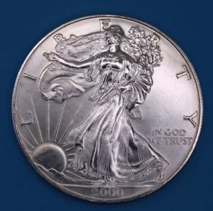 2000 American Silver Eagle Coin - Picture 1 of 2