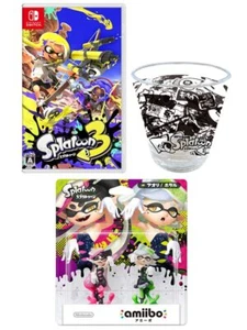 Splatoon 3 Switch + amiibo Shiocolors set Aori Hotaru Acrylic tumbler - Picture 1 of 3