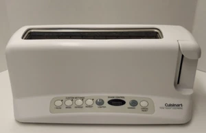 Cuisinart Total Touch Electronic CPT-60 Toaster Wide 2 Slice 1 Slot Tested Works - Picture 1 of 15