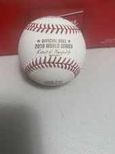 2018 Rawlings World Series Champions Boston Red Sox Logo Baseball w/Scores Loose