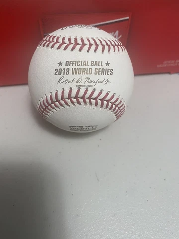 2018 Rawlings World Series Champions Boston Red Sox Logo Baseball w/Scores Loose Cover