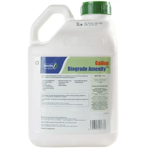 1 X 5L GALLUP BIOGRADE VERY STRONG PROFESSIONAL GLYPHOSATE WEEDKILLER - Picture 1 of 2
