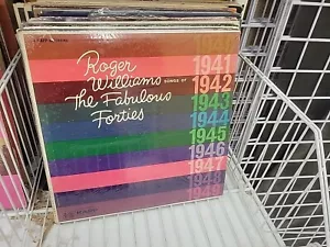 SEALED 1957 NM Kapp 2 LP Roger Williams Songs Of The Fabulous Forties KXL 5003 - Picture 1 of 10