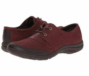 Damen Dassie Bindeschuh Echtleder Modisch Outdoor Trend Mädchen Espresso - Bild 1 von 7
