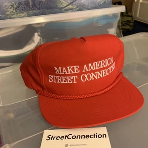 Gorra Street Connection Make America Street Connected 5 paneles Snapback negra roja  - Imagen 1 de 12