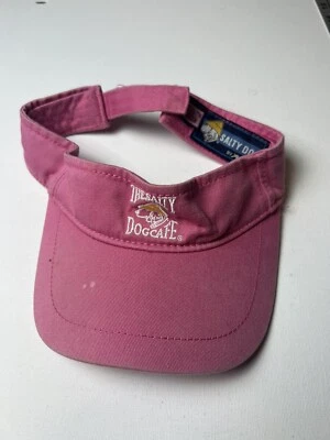Niñas Jóvenes Salado Perro Café Visera Ajustable Sombrero Gorra Rosa Hilton Head SC Foto 1 de 4