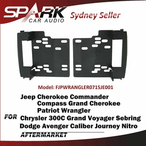 SP Double DIN Facia Kit Panel Fascia Dash For Jeep Grand Cherokee 2009-2011 - Picture 1 of 1