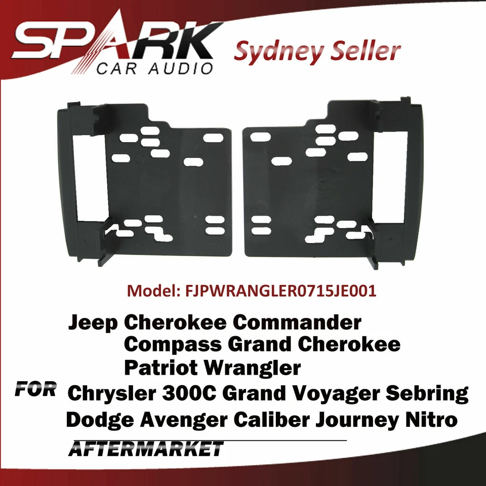 SP Double DIN Facia Kit Panel Fascia Dash For Jeep Grand Cherokee 2009-2011 - Image 1 of 1