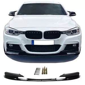 Frontspoiler Spoilerlippe passend für BMW 3er F30 F31 schwarz glänzend +ABE - Bild 1 von 5