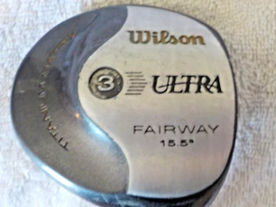 A Used Wilson Ultra Titanium Matrix 15.5 Degree #3 Fairway Club/Graphite Shaft! - Image 1 of 4