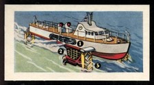 Tobacco Card, Ching, SHIPS AND THEIR WORKINGS, 1961,Hydrofoil Craft Bras D'or,#4