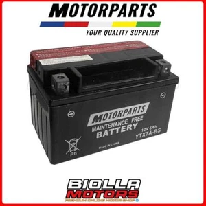 YTX7A-BS BATTERIA MOTORPARTS MF BENELLI BN 125 125 2019 YTX7A 0012350 - Foto 1 di 5