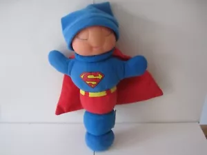 SUPERMAN GLOWORM GLOBUG RARE MOLTO LIGHT UP PLUSH FULLY WORKING DC SUPER FRIENDS - Picture 1 of 5